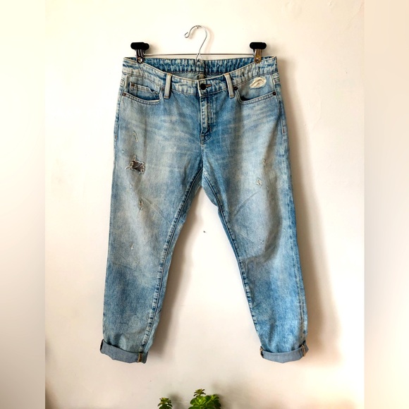 Ralph Lauren Denim & Supply Distressed Boyfriend Jeans - Picture 1 of 6